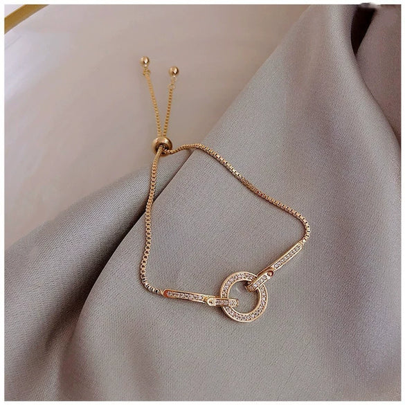 Women's Simple Cold Style Alloy Star Pattern Bracelet