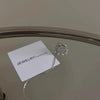 Women's Simple Cold Style Zircon Pearl Ear Clip Earrings With Geometric Design