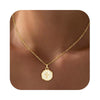 Women's Simple Copper Plated Cross Necklace With Regular Chain Electroplated Clavicle Pendant Jewelry