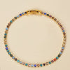 Women's Simple Copper Rhinestone Bracelet With Letter Pattern Fashion Jewelry Fine Crafted Bracelet