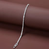 Women's Simple Copper Rhinestone Bracelet With Letter Pattern Fashion Jewelry Fine Crafted Bracelet