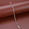 Women's Simple Copper Rhinestone Bracelet With Letter Pattern Fashion Jewelry Fine Crafted Bracelet