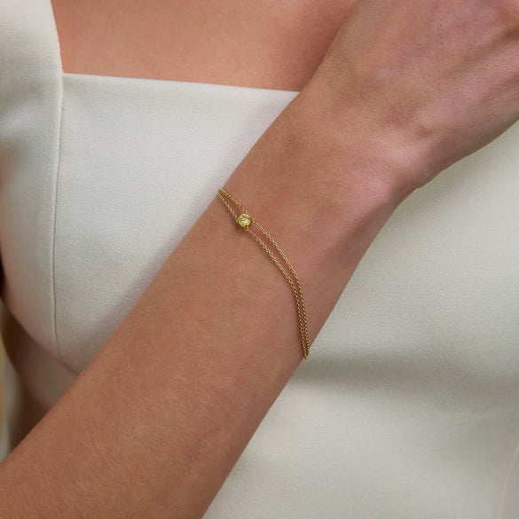 Women's Simple Double Layer Copper Bracelet With Geometric Shape Electroplated Casual Hand Jewelry Gift