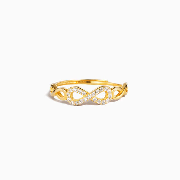 Women's Simple Fashion Geometric Zircon Ring Made Of 925 Sterling Silver With Electroplating
