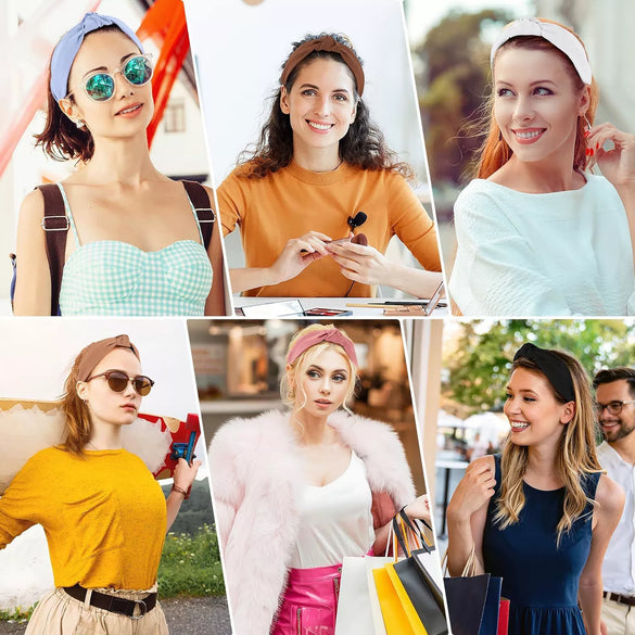 Women's Simple Fashion Handmade Fabric Headband