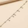Women's Simple Geometric Alloy Anklet Natural Fashion Minimalist Uninlaid Anklet Trendy Versatile Jewelry