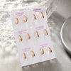 Women's Simple Geometric Alloy Electroplated Earrings