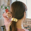Women's Simple Geometric Alloy Hair Clip Fashion Electroplated Spring Top Side Hairpin Headwear