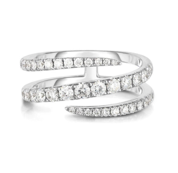 Women's Simple Geometric Alloy Three Circle Ring With Micro Inlaid Rhinestones Electroplated Fashion Ring