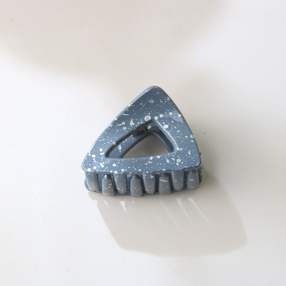 Women's Simple Geometric Baking Paint Hair Clip Horsetail Clip Grip Clip Claw Clip
