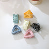 Women's Simple Geometric Baking Paint Hair Clip Horsetail Clip Grip Clip Claw Clip