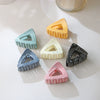 Women's Simple Geometric Baking Paint Hair Clip Horsetail Clip Grip Clip Claw Clip