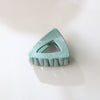 Women's Simple Geometric Baking Paint Hair Clip Horsetail Clip Grip Clip Claw Clip