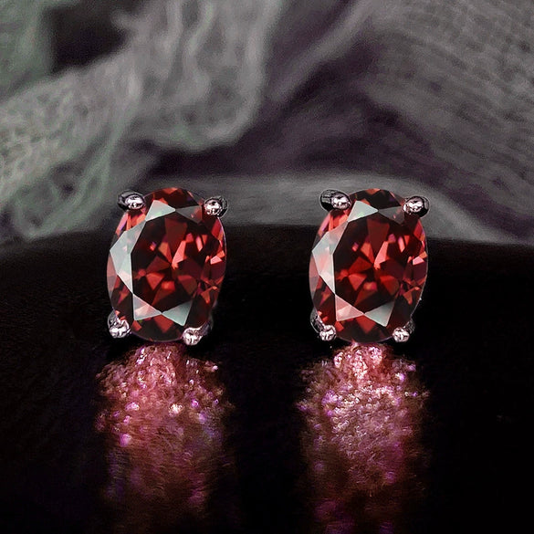 Women's Simple Geometric Copper Zircon Earrings