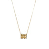 Women's Simple Geometric Electroplated Stainless Steel Oshaped Chain Collarbone Necklace