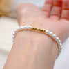 Women's Simple Geometric Handmade Imitation Pearl Bracelet