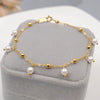 Women's Simple Geometric Handmade Imitation Pearl Bracelet