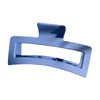 Women's Simple Geometric Handmade Ps Plastic Square Shark Hair Grab Clip