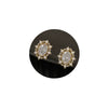 Women's Simple Geometric Oval Copper Earrings With Micro Paved Zircon Elegant Electroplated Fashion Earrings