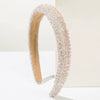 Women's Simple Geometric Plastic And Resin Inlaid Crystal Rhinestone Headband