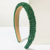 Women's Simple Geometric Plastic And Resin Inlaid Crystal Rhinestone Headband