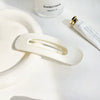 Women's Simple Geometric Plastic Resin Handmade Duckbill Hairpin Clip