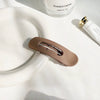Women's Simple Geometric Plastic Resin Handmade Duckbill Hairpin Clip