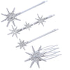 Women's Simple Geometric Rhinestone Electroplated Hairpin Hair Accessories