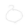 Women's Simple Geometric Round Silver Bracelet With Electroplated Finish Fashion Jewelry