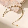 Women's Simple Geometric Stainless Steel Pearl Bracelet With 18K Goldplated Electroplating