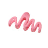 Women's Simple Geometric Wave Hair Shark Clip Hair Accessories With Electroplating Design