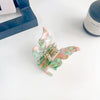 Women's Simple Handmade Acetic Acid Plate Butterfly Hair Grab Clip Hair Accessories