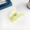 Women's Simple Handmade Acetic Acid Plate Butterfly Hair Grab Clip Hair Accessories