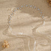 Women's Simple Handmade Pearl And Rhinestone Wave Headband Bridal Hair Accessory For Wedding And Photography