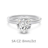 Women's Simple Heartshaped S925 Sterling Silver Ring With Zircon And Electroplating
