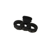 Women's Simple Large Solid Color Matte Chain Claw Clip Hairpin With Paint Treatment
