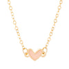Women's Simple Love Oil Dropping Alloy Heart Shaped Necklace And Clavicle Bracelet