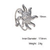Women's Simple Minimalist Geometric Stainless Steel Electroplated Open Ring Hand Jewelry