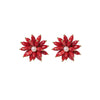 Women's Simple Natural Geometric Titanium Steel Electroplated Pearl Earrings