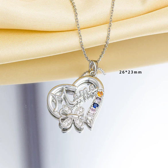 Women's Simple Necklace Copper 925 Silver Pendant O Word Chain Gold Plated Electroplating