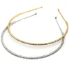 Women's Simple Rhinestone Thin Hair Hoop Diamond Style Daily Versatile Headband For Hair Accessories