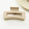Women's Simple Square Acrylic Handmade Shark Clip Hairpin Headwear