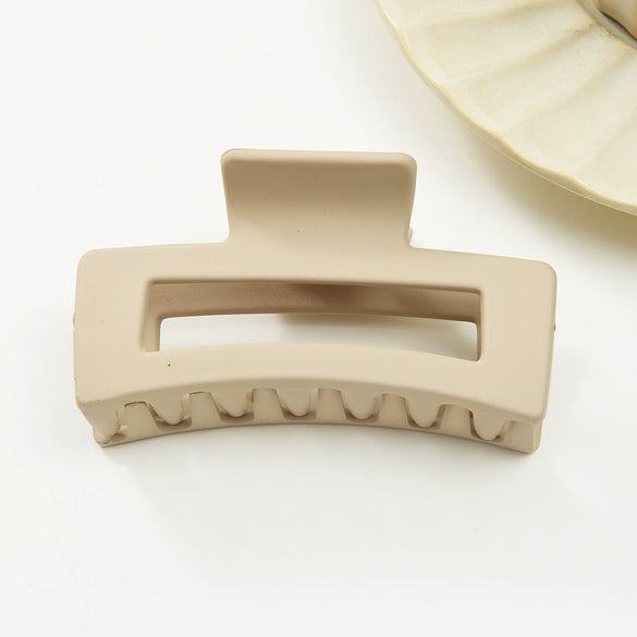 Women's Simple Square Acrylic Handmade Shark Clip Hairpin Headwear