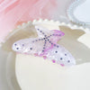 Women's Simple Square Acrylic Handmade Shark Clip Hairpin Headwear