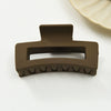 Women's Simple Square Acrylic Handmade Shark Clip Hairpin Headwear