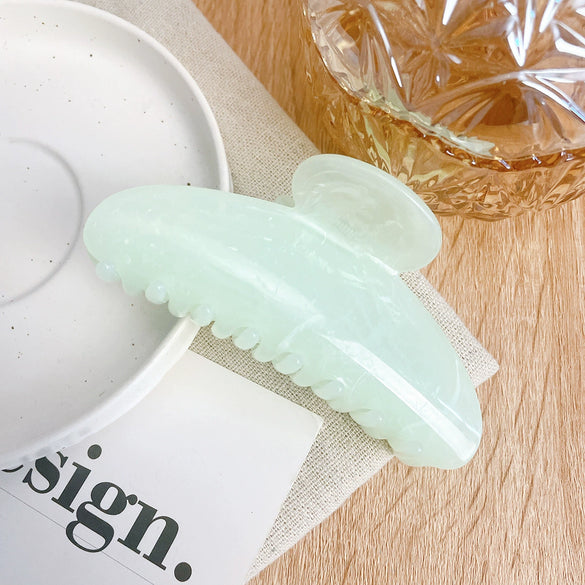 Women's Simple Square Acrylic Handmade Shark Clip Hairpin Headwear