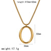 Women's Simple Stainless Steel And Titanium Steel Jewelry Set With Electroplating Snake Bone Chain Earrings And Necklaces