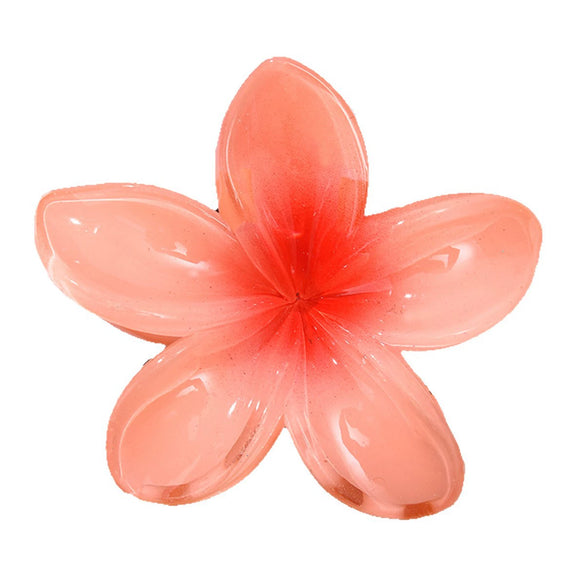 Women's Simple Style Plumeria Clip Hair Accessory With Electroplating Processing