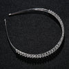 Women's Simple Three Layer Rhinestone Headband Metal Diamond Style Hair Accessory For Daily Wear And Party