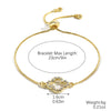 Women's Simple Zinc Alloy Fourleaf Clover Geometric Pattern Electroplated Bracelet